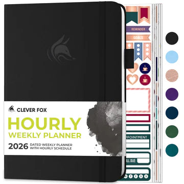 Dated Hourly Weekly Planner 2026