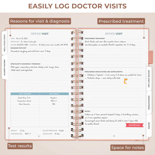 My Child's Health Record Keeper