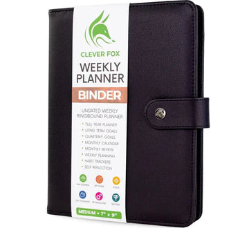 Weekly Planner Binder - Stay On Track & Never Miss Important Dates